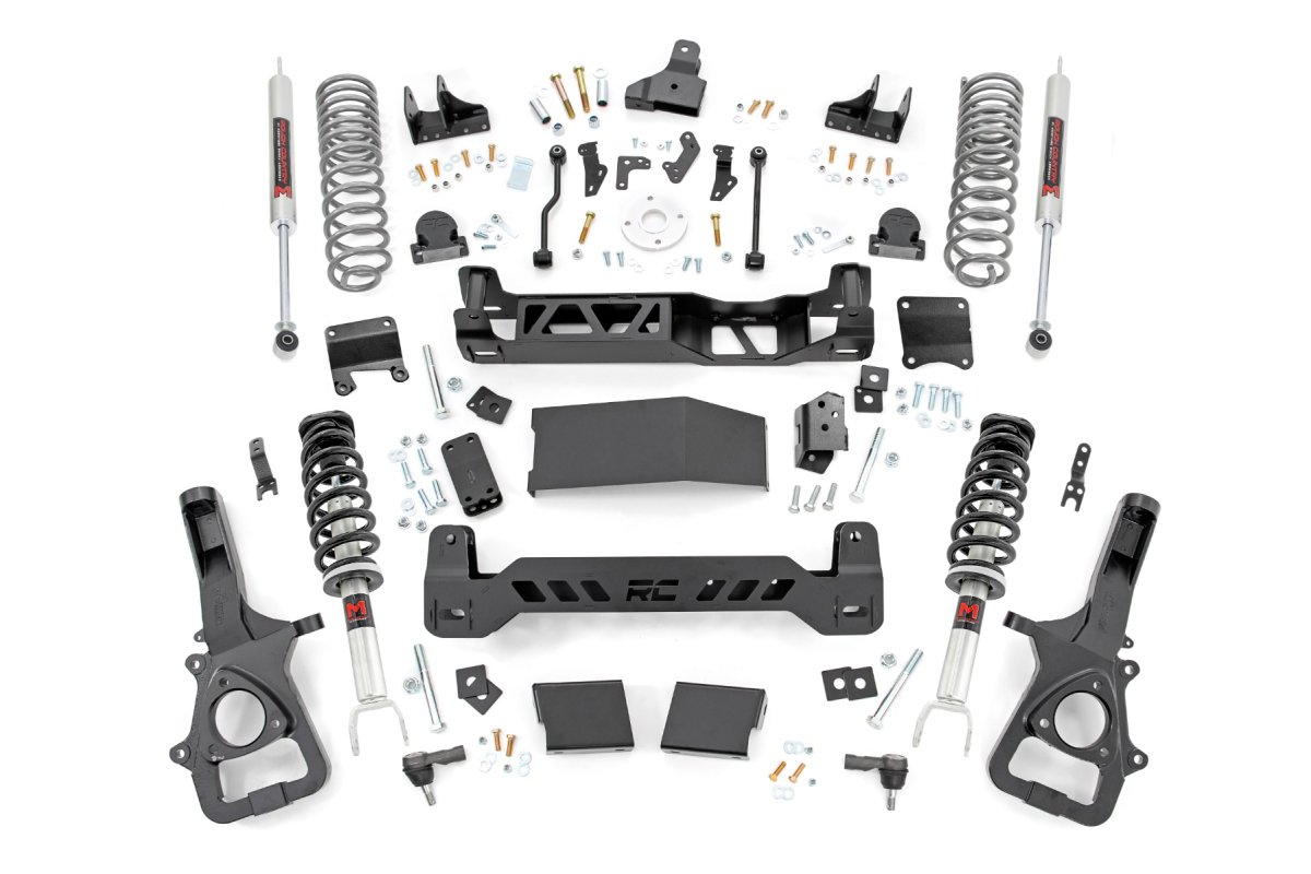 Ram 1500 Suspension Lift Kit - Rough Country - 6 Inch Lift Kit | M1 Struts | Rear Coils - 2025+